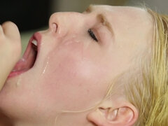 Blondine, Blasen, Schwanz, Hardcore, Pornostars