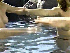 美女, 面白, アウトドア, ソフトコア, ヴィンテージ