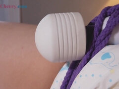 Rubia, Amarrada, Británico, Pañal, Consolador, Hd, Estrella porno, Juguetes