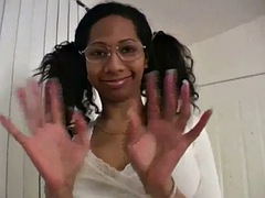 美女, デカパイ, 黒人, 手コキする, シゴき, ハメ撮り, ヤリマン, オッパイの