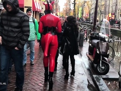 Enthousiasteling, Bondage discipline sadomasochisme, Fetisj, Hd, Latex, Buiten
