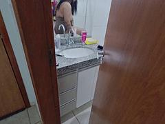 Leie, Wohlbeleibte schöne frauen, Hardcore, Hd, Latina, Öffentlich, Dusche, Scherzbold