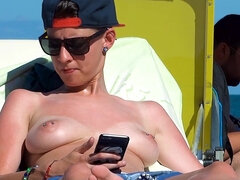 Любители, Жопа, Пляж, Блондинки, На публике, Тугие, Сиськи, Подглядывание