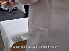 An anal rectal exam performed by a real doctor