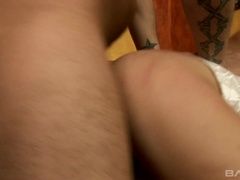 Anaal, Blond, Sperma shot, Dubbele penetratie, Sperma in gezicht, Interraciaal, Trio