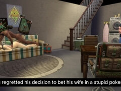 Leie, Grosser arsch, Grosse titten, Braunhaarige, Gehörnter ehemann, Spiele, Milf, Ehefrau