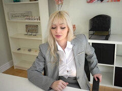 素人, デカ尻, デカパイ, 指いじり, オナニー, オフィス, 一人, ストリッピング