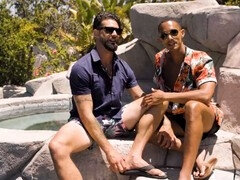 Анальный секс, Большой член, Черные, Минет, Глубокая глотка, Член, Волосатые, На природе