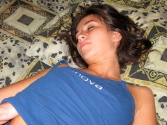 フェラチオ, 茶髪の, バック, 下着, ペニス, ロシア人, ティーン, オッパイの