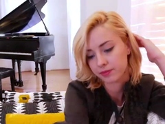 Blonde, Sucer une bite, Hard, Hd, Pov, Fumer, Adolescente