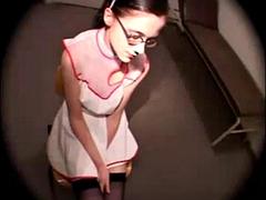 アナル, フェラチオ, 茶髪の, ドイツ人, 看護婦, オッパイの