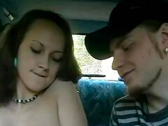 Blasen, Paar, Handjob, Masturbation, Natürlichen titten, Dürr, Ablutschen, Titten