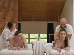 18 jaar, Bruinharig, Tsjechisch, Vingeren, Hd, Kut duiken, Geschoren, Tiener