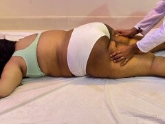 Boyfriend gives me massage and anal pounding while I moan - Anal fuck during massage session