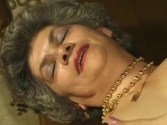 Giving This Granny His Huge Dick