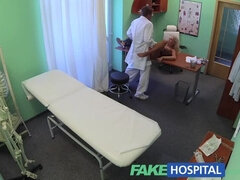 FakeHospital Doctors hot blonde wife demands his seed in his office