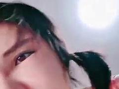 素人, アジア人, デカパイ, 中国人, マッサージ, オナニー, 淫乱熟女, オッパイの