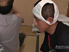 デカパイ, フェラチオ, 中出し, グループ, 日本人, オージー, オッパイの