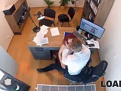 Парочка, Хд, В офисе, Рыжие, Соблазенение, Сиськи