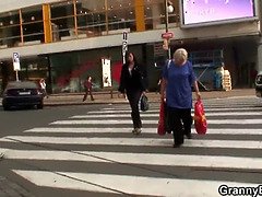 美人, ブロンド, フェラチオ, イマラチオ, お婆さん, 熟年, 母, 義母