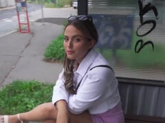 Tussi, Grosser arsch, Blondine, Aufs gesicht abspritzen, Hardcore, Hd, Pov, Titten