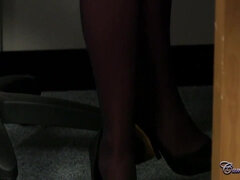 Grosser arsch, Grosse titten, Blasen, Braunhaarige, Schwanz, Aufs gesicht abspritzen, Brille, Jungendliche (18+)