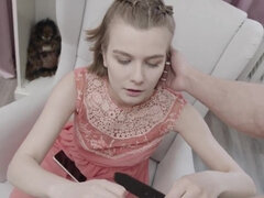 Blonde, Sucer une bite, Petit ami, En gros plan de très près, Faciale, Hd, Pov, Russe