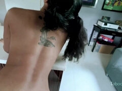 Raunchy latina teen wonderful POV sex clip