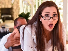 デカ尻, フェラチオ, 茶髪の, 毛深い, 異人種間, オナニー, 淫乱熟女, ペニス