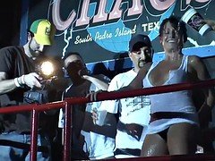 素人, 美女, グループ, 公共, 現実, ティーン, 締まりの良い