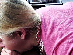 Grosse bite, Blonde, Public, Adolescente