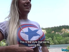 Brazilian Twerker Fucked Outdoors - Latina Blonde with Big Fake Tits Mia Linz