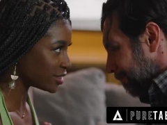 Gros cul, Tromperie, Queue, Noir ébène, Époux mari, Interracial, Seins naturels, Chevaucher