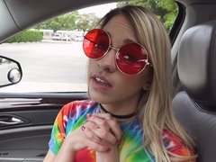 Grosser schwanz, Blondine, Blasen, Süss, Schwanz, Hd, Natürlichen titten, Reiten