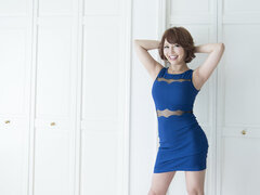 Leie, Asiatisch, Schönheit, Kleid, Japanische massage, Mutti, Kurzes haar, Dürr
