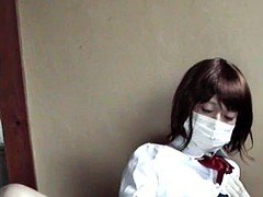 素人, アジア人, ディルド, 水着