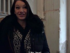 Mofos  Euro teen gets picked up and sucks cock