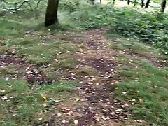 Tattooed Redhead Sucks Cocks In Forest