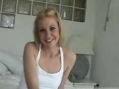 Diminutive Hotty Opened Up By Monster Cock