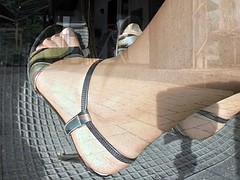 Feet, Lingerie, Outdoor, Pov
