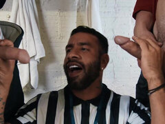 ゲイ, 毛深い, 三人