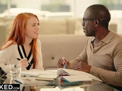 Grosser schwanz, Hundestellung, Puppe, Interrassisch, Rotschopf, Dürr, Jungendliche (18+), Titten