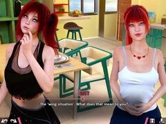 Jeux, Rousse roux, Adolescente