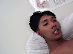 Amateur, Anal, Asiático, Consolador, Médico, Guantes, Pajear, Uniforme