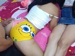 Enthousiasteling, Anaal, Grote kont, Gezin, Huisgemaakt, Man, Klein, Tiener