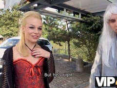 Blonde fuck, picked up and fucked, platinum-blonde