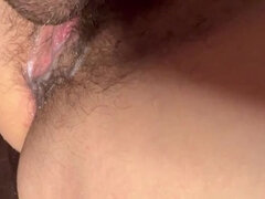 Step Mom Creampie - Hairy Pussy & Big Dick Fuck Close Up