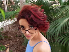 お尻, デブ, 露出狂, Hd, オマンコ, 赤毛, ゴックンする, タトゥー