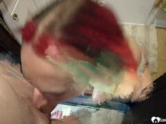 Grosse bite, Tir de sperme, Queue, Branlette thaïlandaise, Pov, Rousse roux, Seins flasques, Suçant