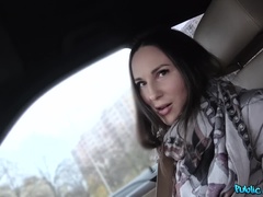 Blowjob, Car, Cumshot, Facial, Handjob, Outdoor, Pov, Russian